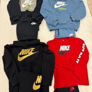 Lot of Toddler Boys 4T Nike Sweatsuits